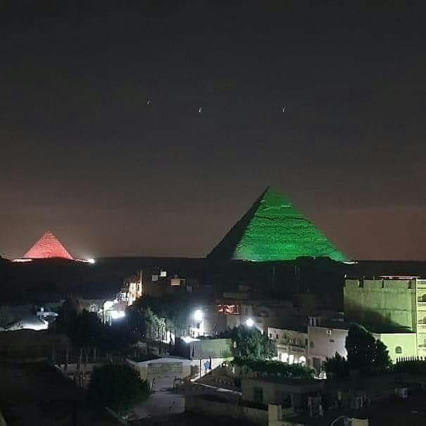 Maged Pyramids View Inn Kafret el-Gabal Exterior foto